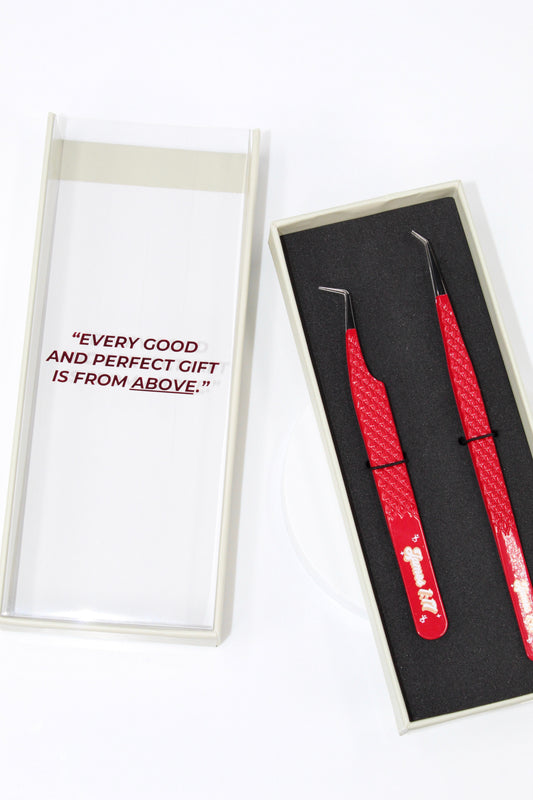 James 1:17 Tweezer (Red)